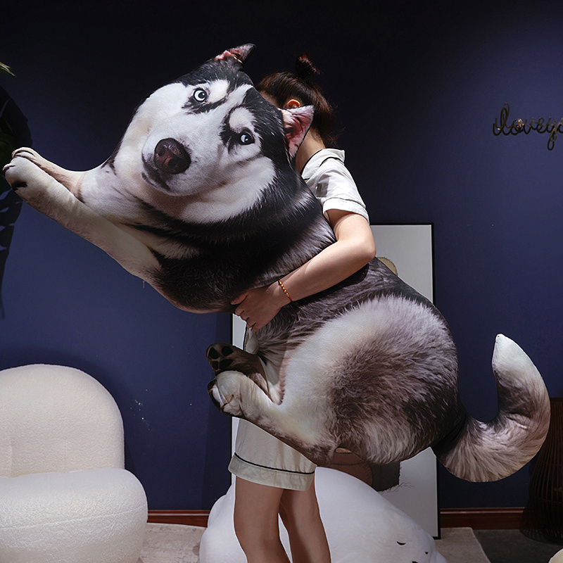 3D Printing With Pp - Bantal Boneka Anjing Husky Simulasi Cetak