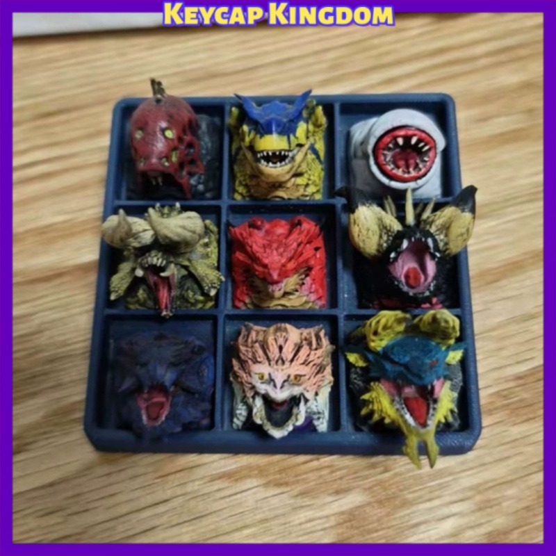 3D Printing And Additive Manufacturing - Monster Hunter Dragon Resin Custom Keycaps