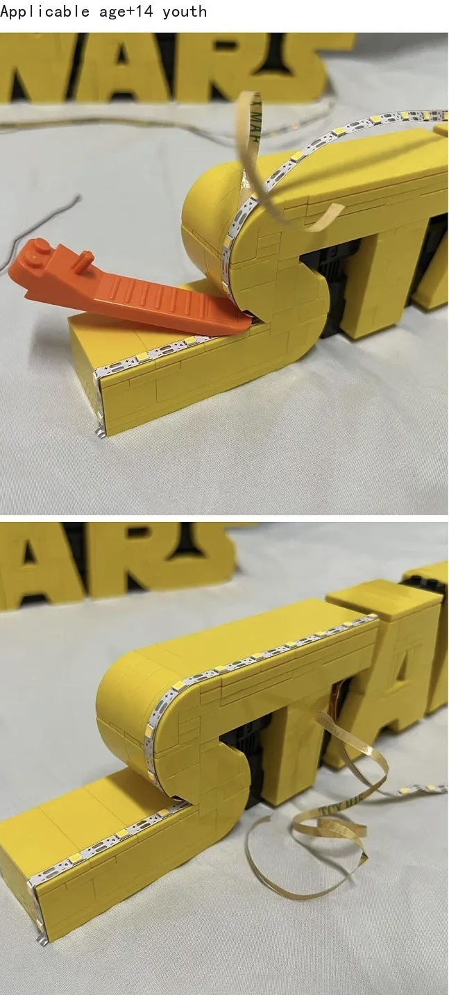 3D Printing House - Logo Pertempuran Kosmik MOC (hanya lampu