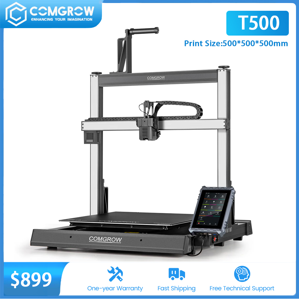 3D Printing Klipper - COMGORW T500 3D Printer besar DIY