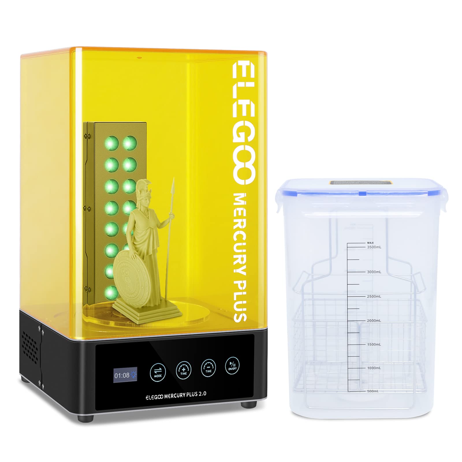 3D Printing Resin - ELEGOO Plus 2.0 Wash and Cure