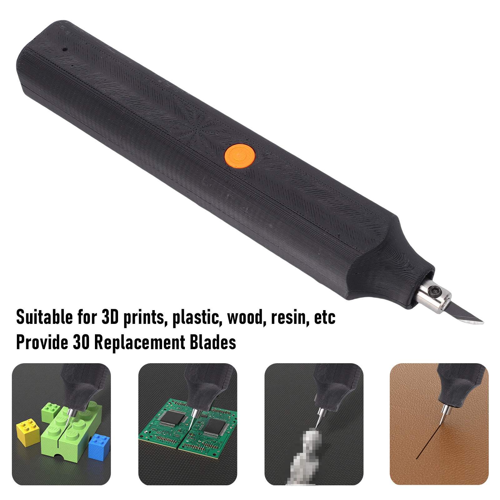 3D Printing Resin - Pemotong Ultrasonik 40kHz dengan 30 Pisau