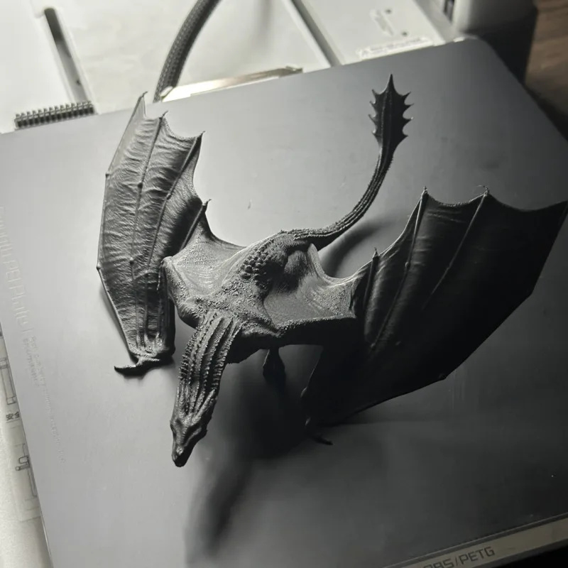 3D Printing For Dummies - Model Naga Cetak 3D Resin Patung