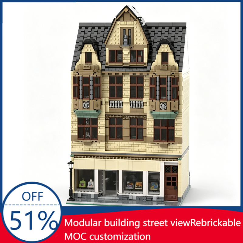 3D Printing House - 4418 Pcs Modular Town House Print