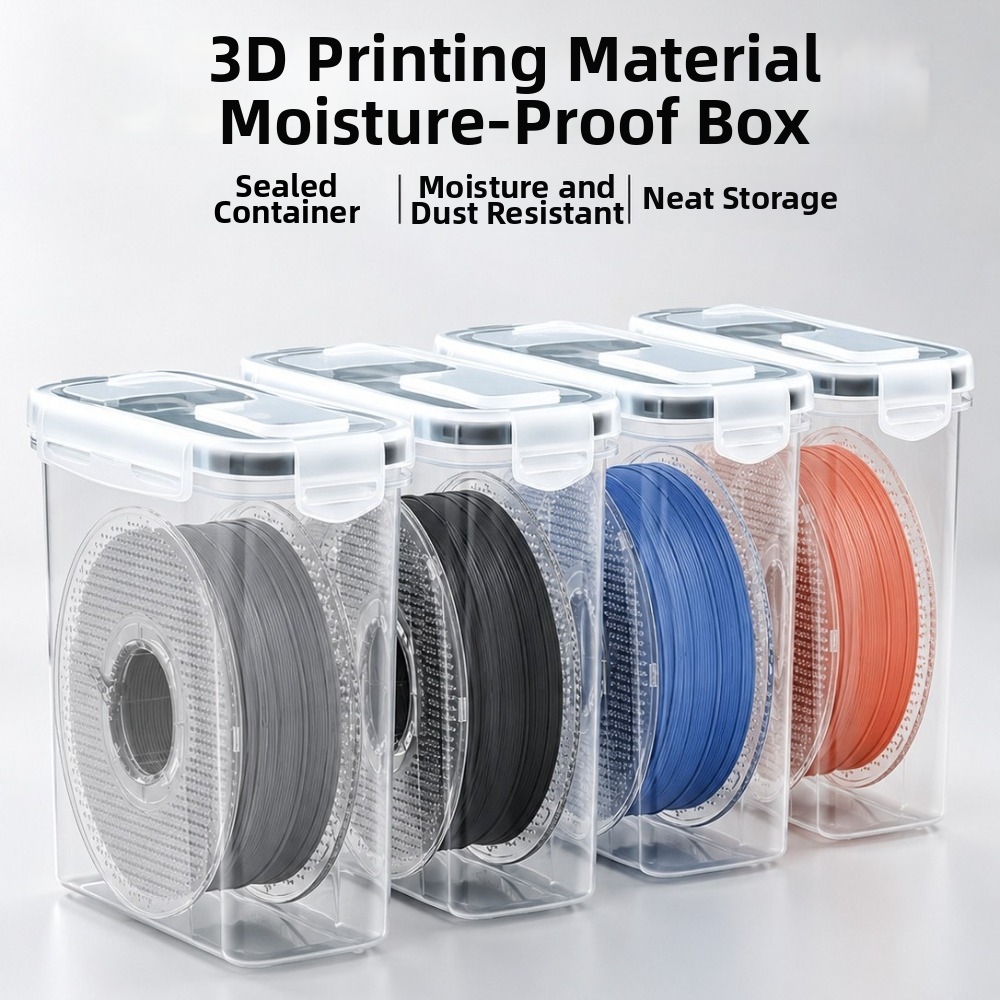 3D Printing With Pp - Wadah Filamen Transparan Kedap Udara Tahan