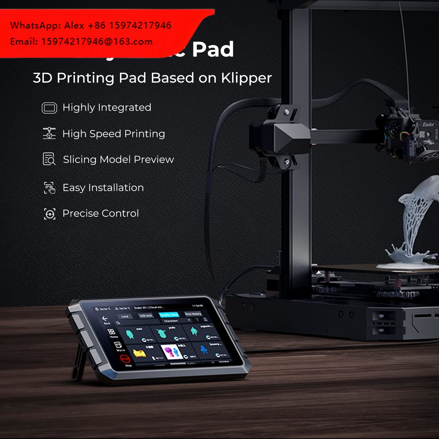 3D Printing Klipper - Creality Sonic Pad T800 7 Inci