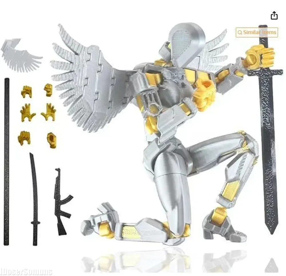 Mainan Cetak 3D Figur Aksi DIY - 3D Printing For Dummies ulasan dan harga