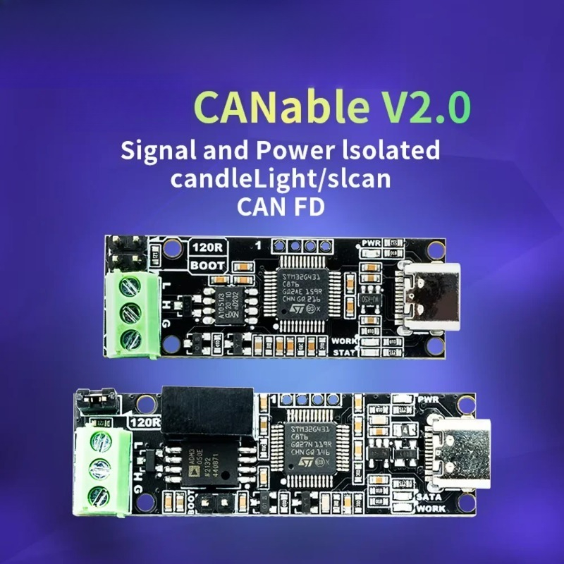 CANable V2.0 USB Ke CAN Bus Ad - 3D Printing Klipper ulasan dan harga