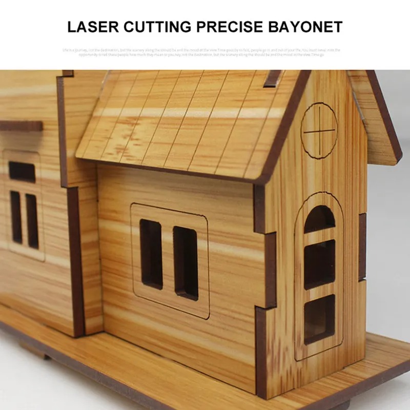 Permainan Model Puzzle Kayu 3D - 3D Printing House ulasan dan harga
