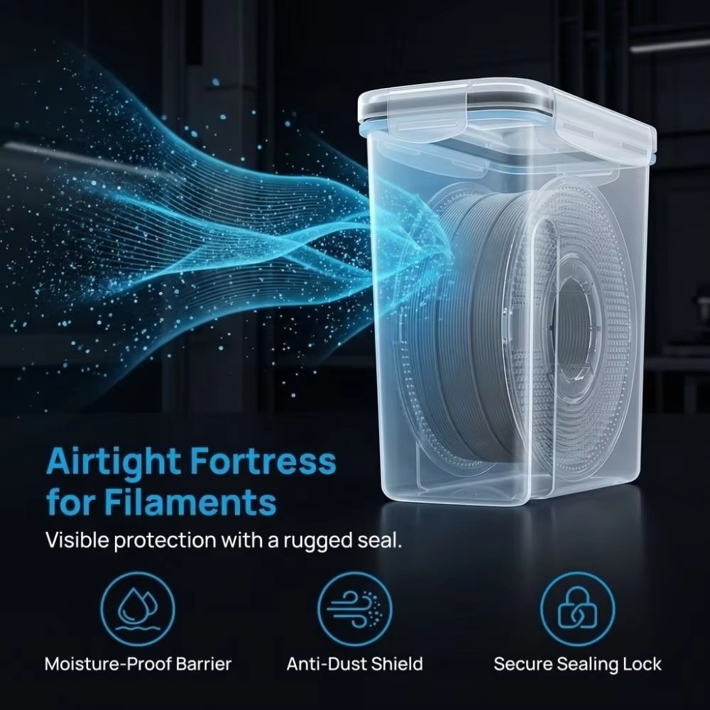 Wadah Filamen Transparan Tahan - 3D Printing With Pp ulasan dan harga