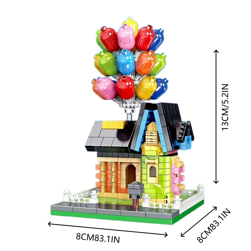Blok Perakitan Rumah Balon Pel - 3D Printing House ulasan dan harga