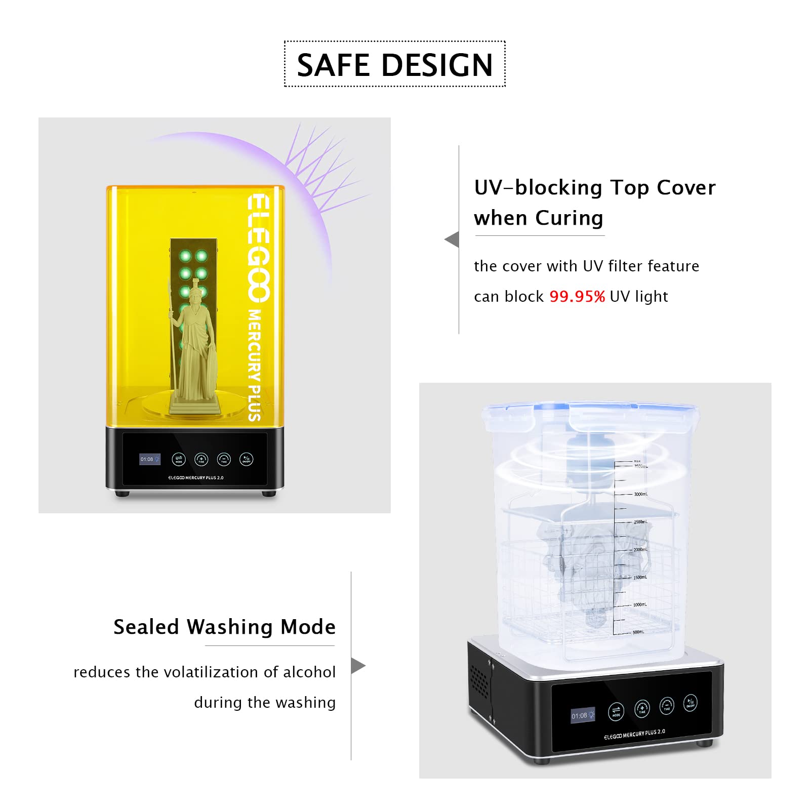 ELEGOO Plus 2.0 Wash and Cure  - 3D Printing Resin ulasan dan harga