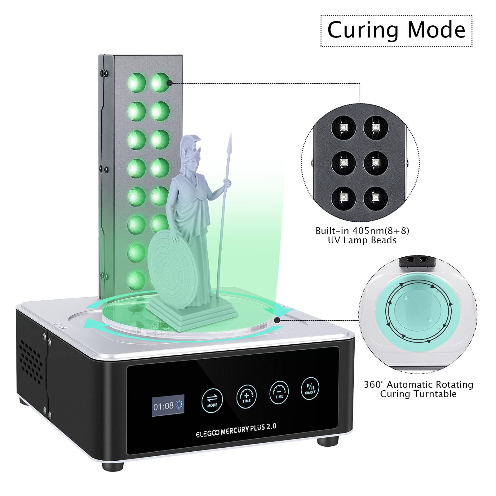 ELEGOO Plus 2.0 Wash and Cure  - 3D Printing Resin ulasan dan harga