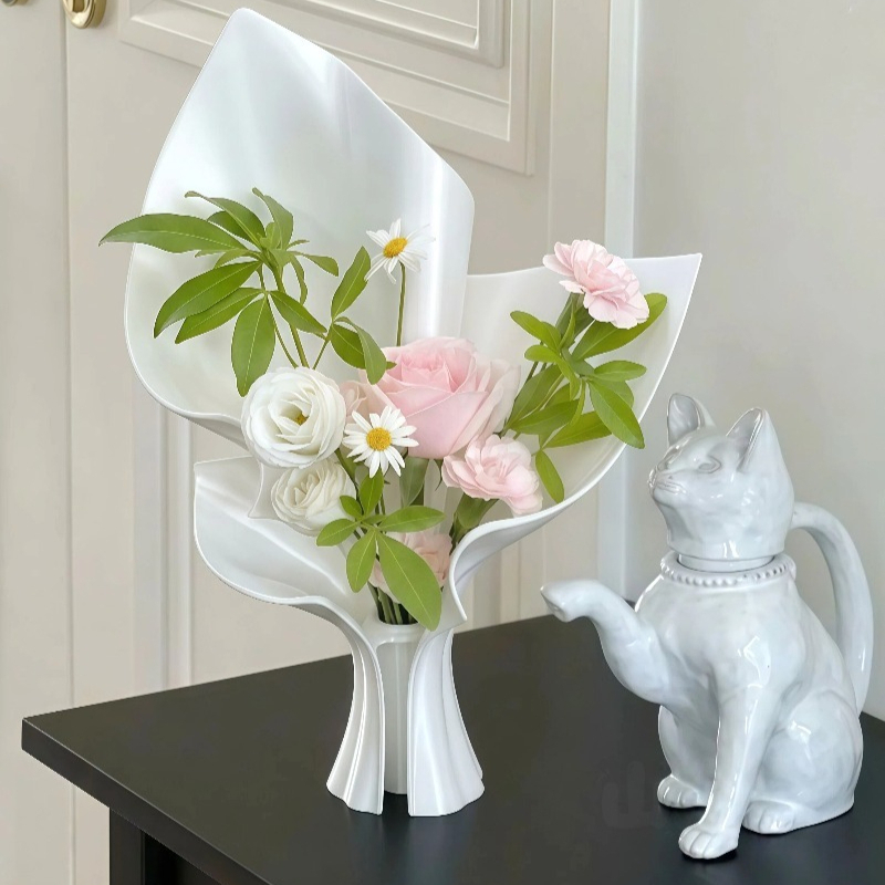 Vas Keramik Putih Minimalis, B - 3D Printing House ulasan dan harga