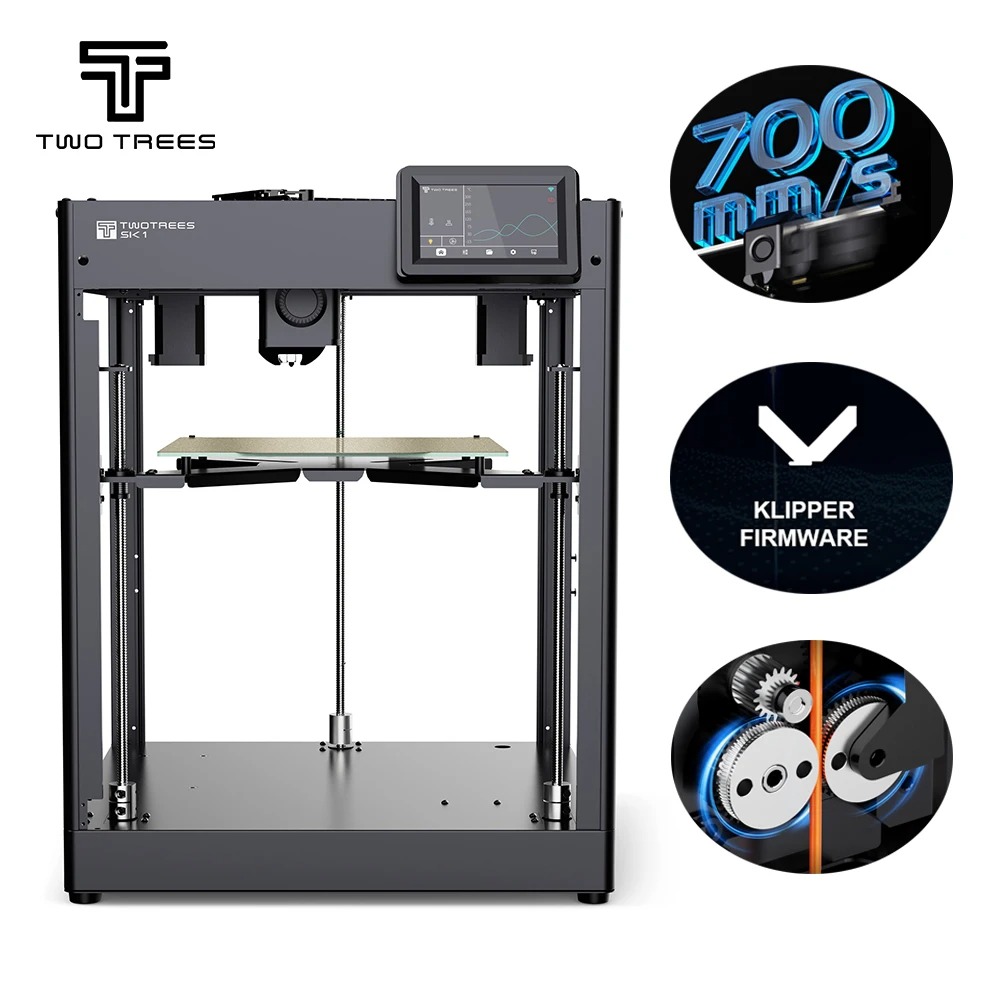 Printer 3D Twotrees SK1 Kecepa - 3D Printing Klipper ulasan dan harga