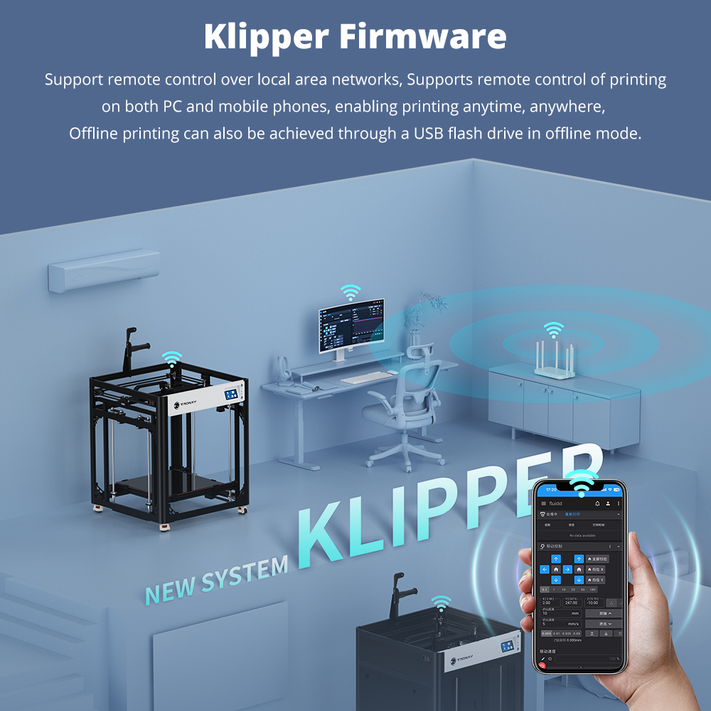 TRONXY VEHO 500 Pro Printer 3D - 3D Printing Klipper ulasan dan harga