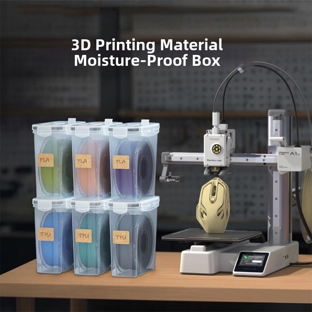 Wadah Filamen Transparan Kedap - 3D Printing With Pp ulasan dan harga