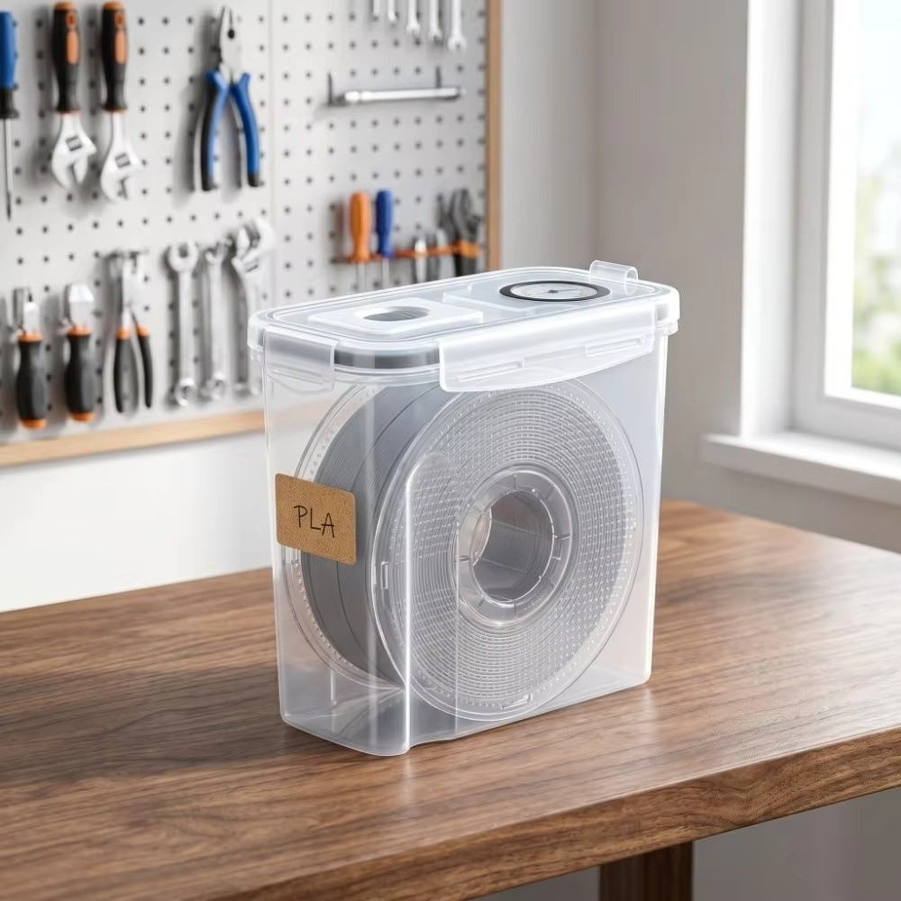 Wadah Filamen Transparan Kedap - 3D Printing With Pp ulasan dan harga