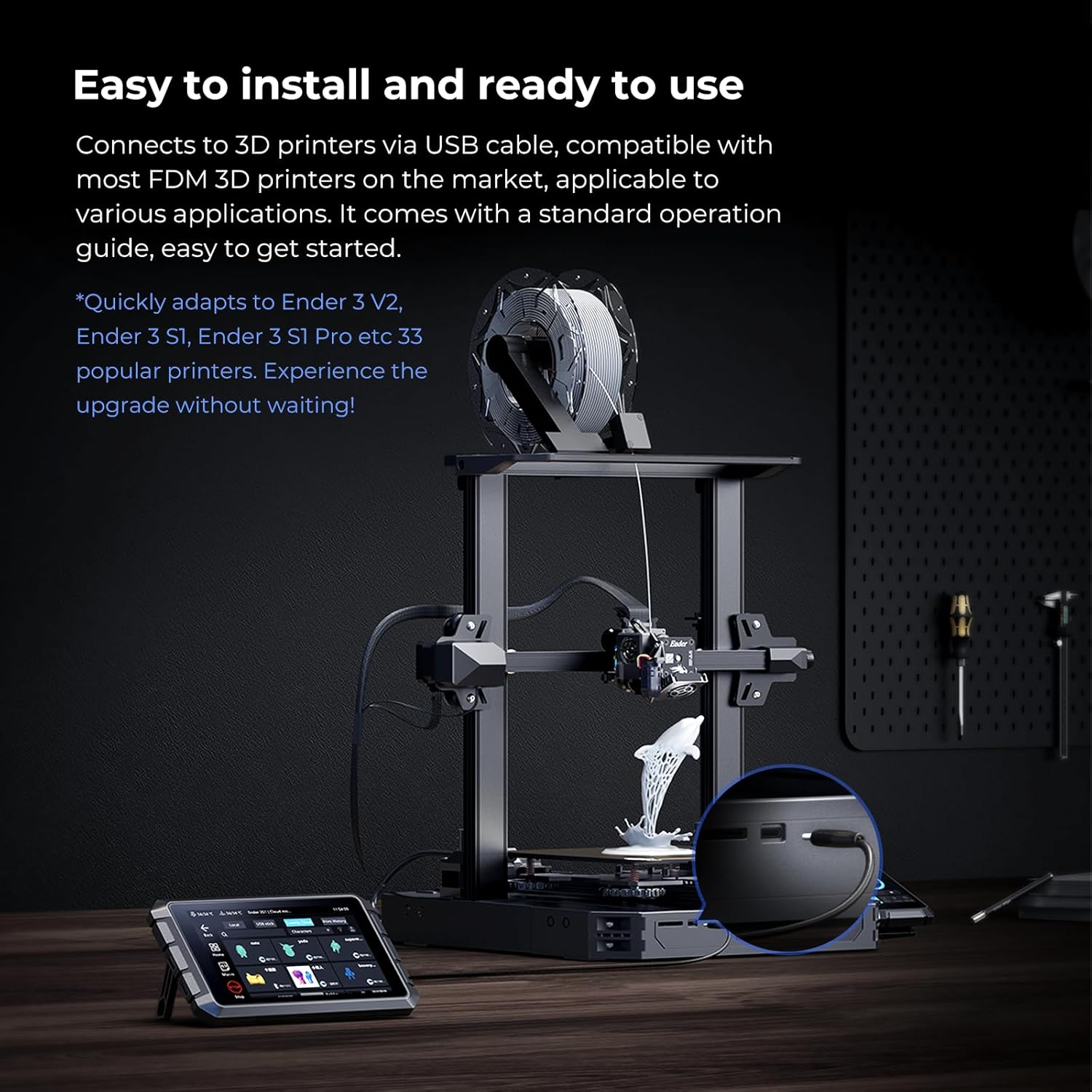 Creality Sonic Pad T800 7 Inci - 3D Printing Klipper ulasan dan harga