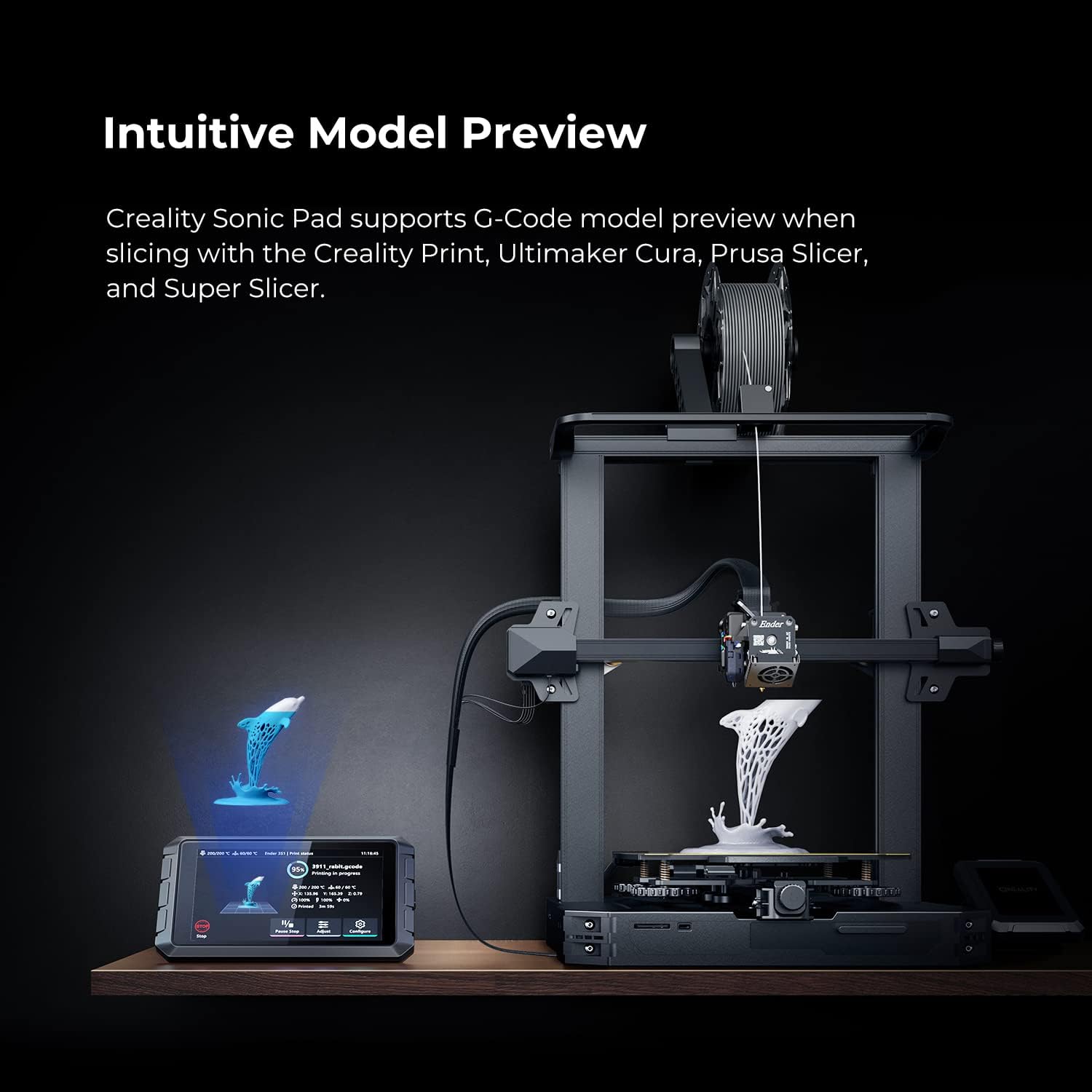 Creality Sonic Pad T800 7 Inci - 3D Printing Klipper ulasan dan harga